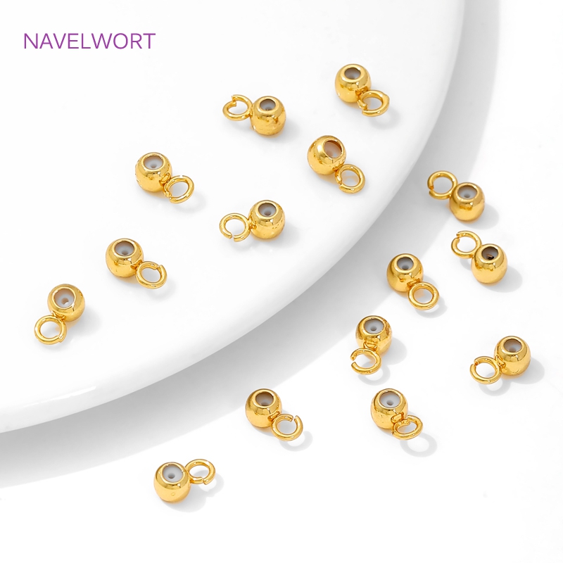 Jewelry Making Ring Tool - 18K Gold Plated Silicone Positioning End