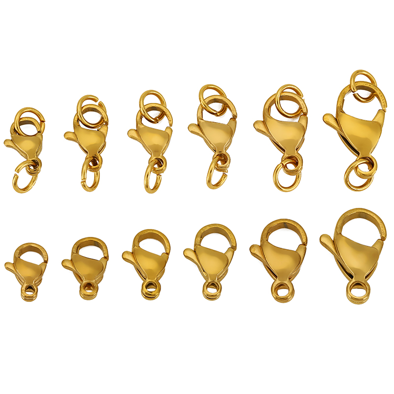 Jewelry Making Ring Tool - 20pcs Stainless Steel Lobster Clasps With