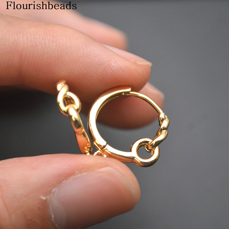 30pc Twisted Round Circle 18K  - Jewelry Making Hoops review and price