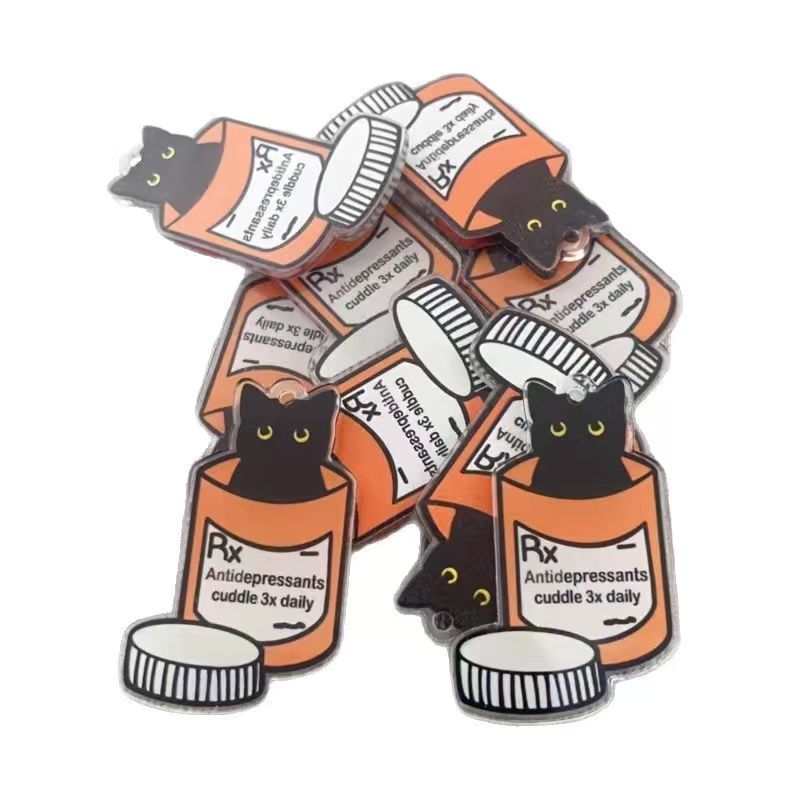 10pcs acrylic medicine cat pen - Jewelry Making Necklaces review and price