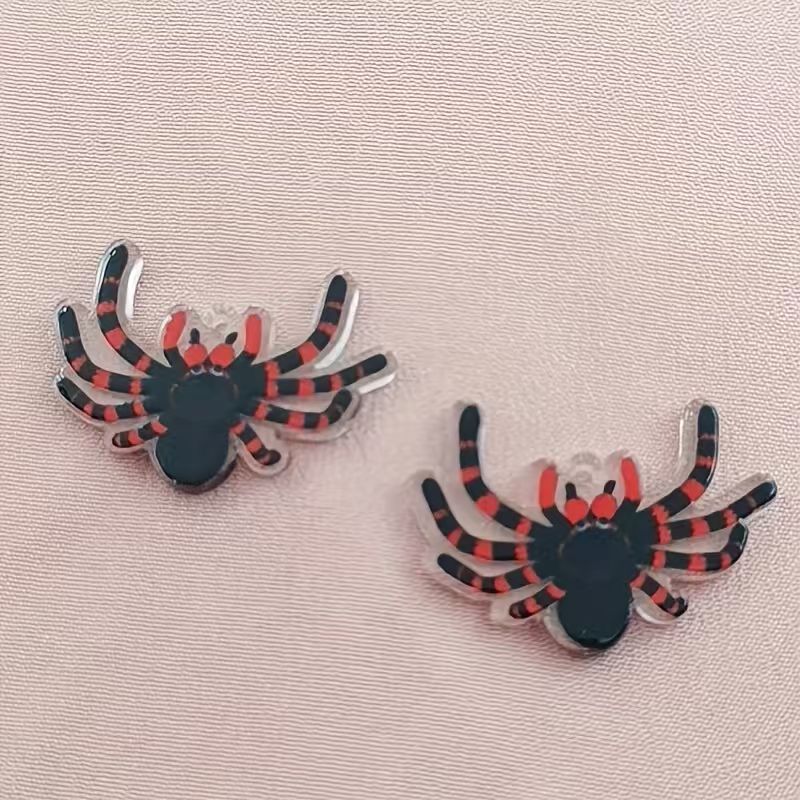10pcs acrylic Halloween spider - Jewelry Making Necklaces review and price