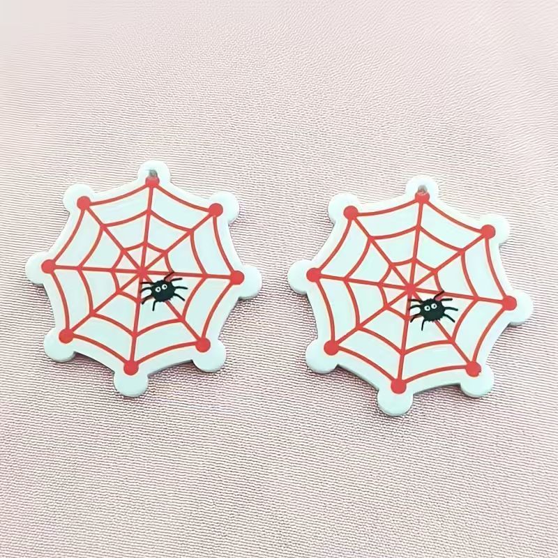 10pcs acrylic Halloween spider - Jewelry Making Necklaces review and price