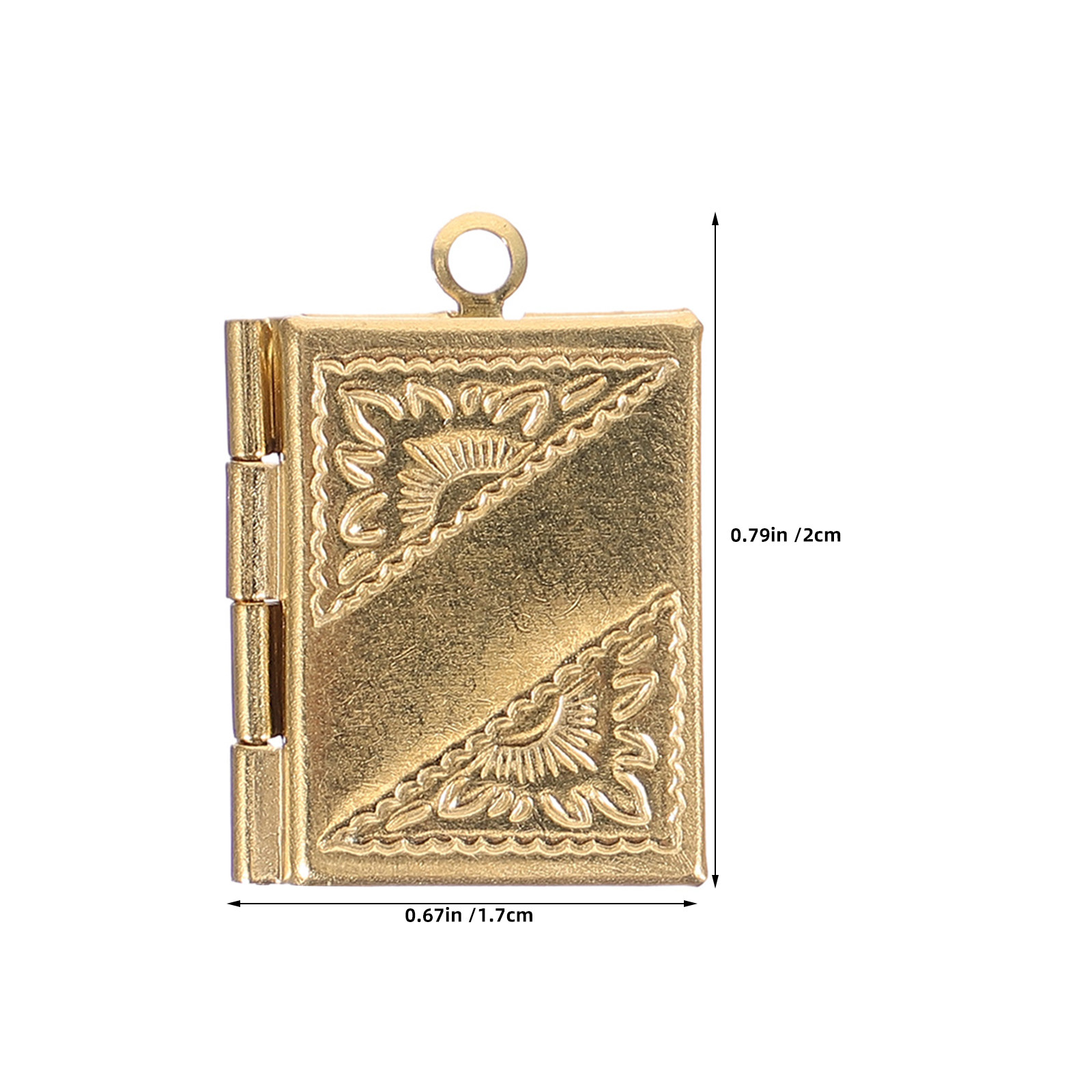 20Pcs Copper Rectangle Book Lo - Jewelry Making Books review and price