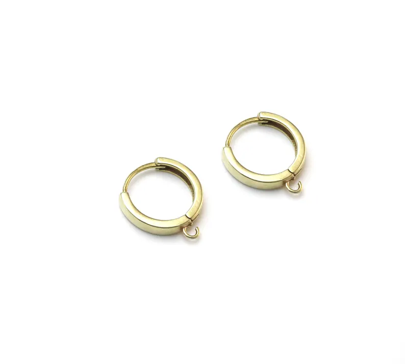 10pcs Brass Ear Hoops, Leverba - Jewelry Making Hoops review and price