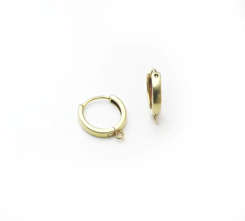 10pcs Brass Ear Hoops, Leverba - Jewelry Making Hoops review and price