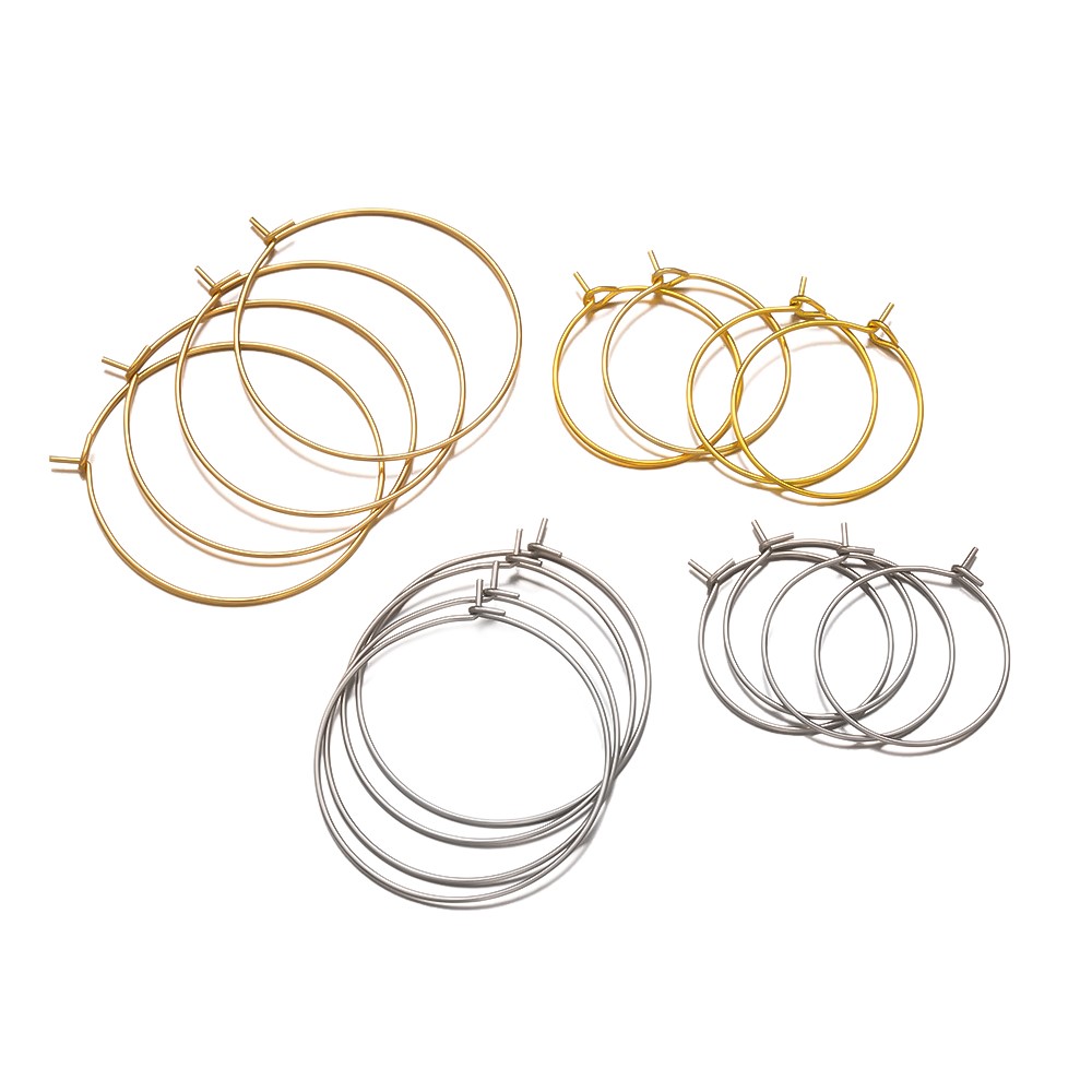 50Pcs 316 Stainless Steel 15 2 - Jewelry Making Hoops review and price