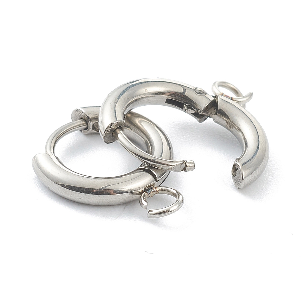 10pcs 201 Stainless Steel Hugg - Jewelry Making Hoops review and price