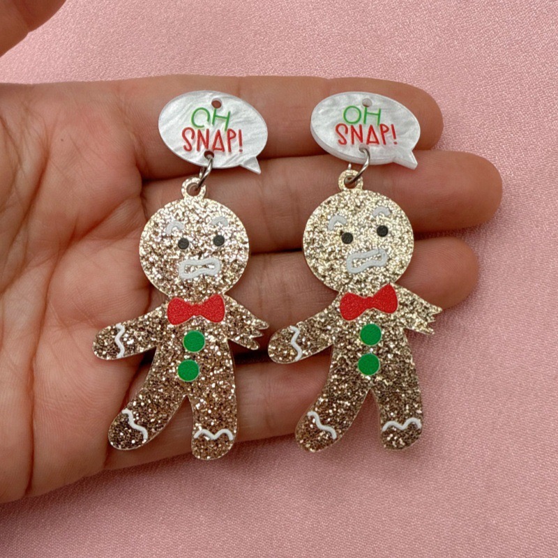 10pcs Cute Christmas Gingerbre - Jewelry Making Necklaces review and price