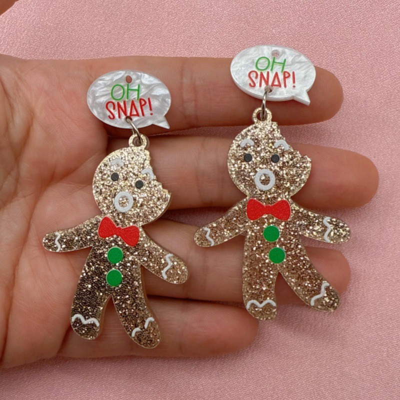 10pcs Cute Christmas Gingerbre - Jewelry Making Necklaces review and price
