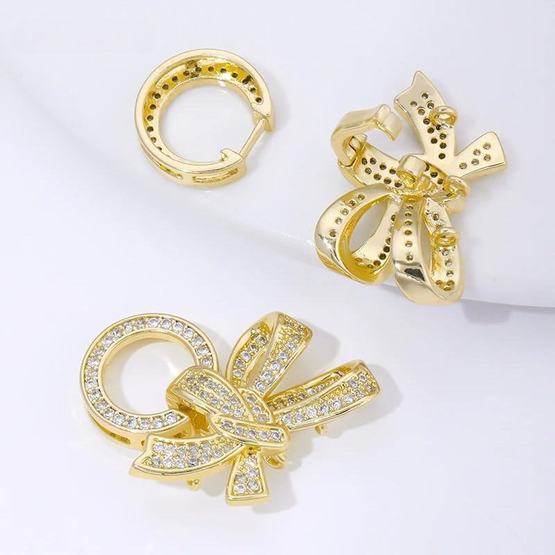 18K Gold Plated Pearl Clasps C - Jewelry Making Hoops review and price