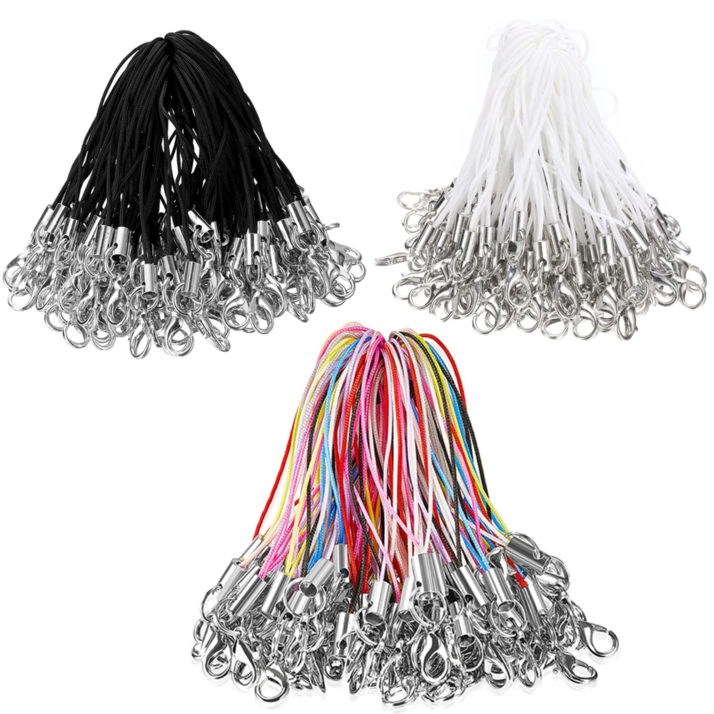 50/100Pcs Black White Strap Ch - Jewelry Making Hoops review and price
