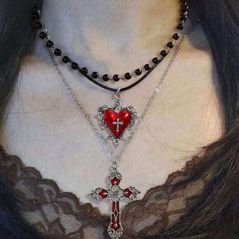 Y2K Punk Gothic Multi Layer Ne - Jewelry Making Kits For Girls review and price