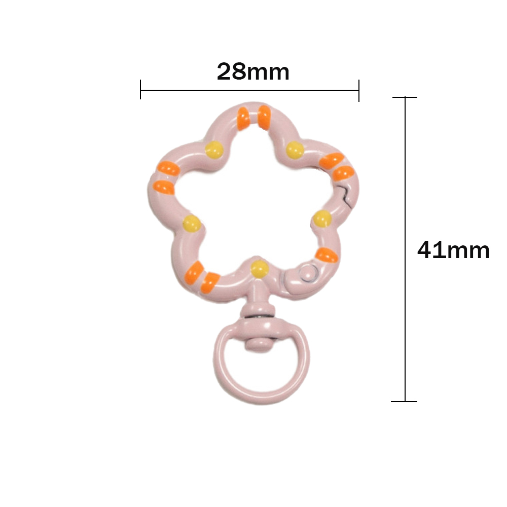 5pcs Flower Metal Lobster Claw - Jewelry Making Hoops review and price