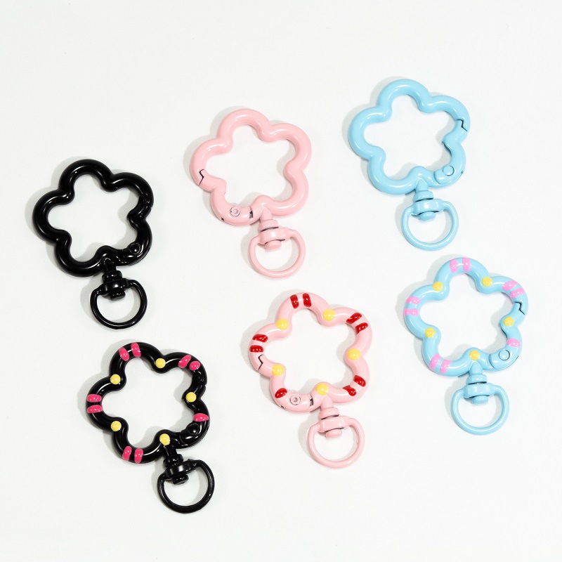 5pcs Flower Metal Lobster Claw - Jewelry Making Hoops review and price