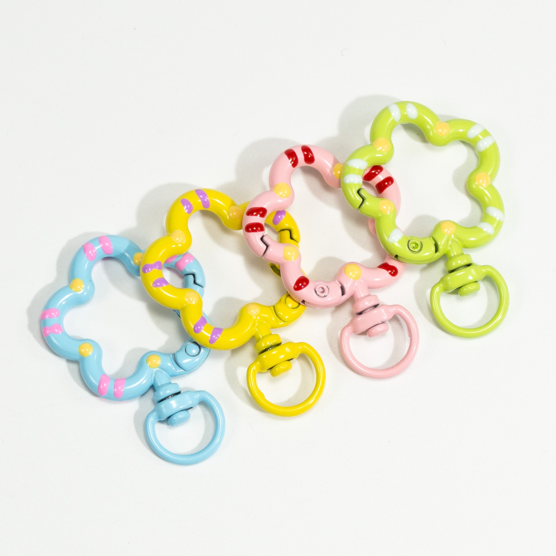 5pcs Flower Metal Lobster Claw - Jewelry Making Hoops review and price