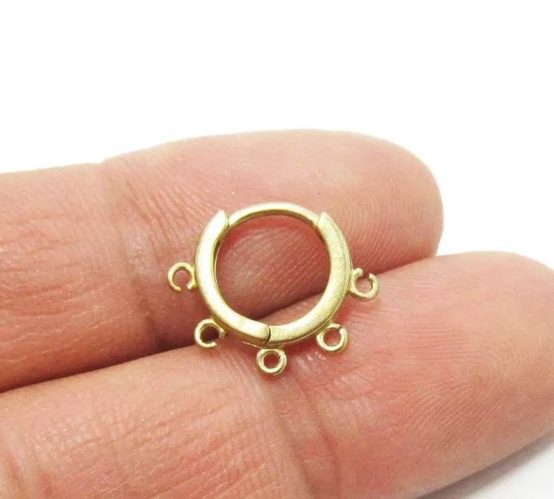 10pcs Brass Ear Hoops, Leverba - Jewelry Making Hoops review and price