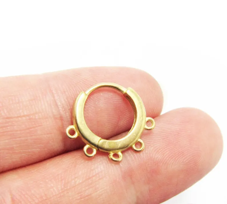 10pcs Brass Ear Hoops, Leverba - Jewelry Making Hoops review and price