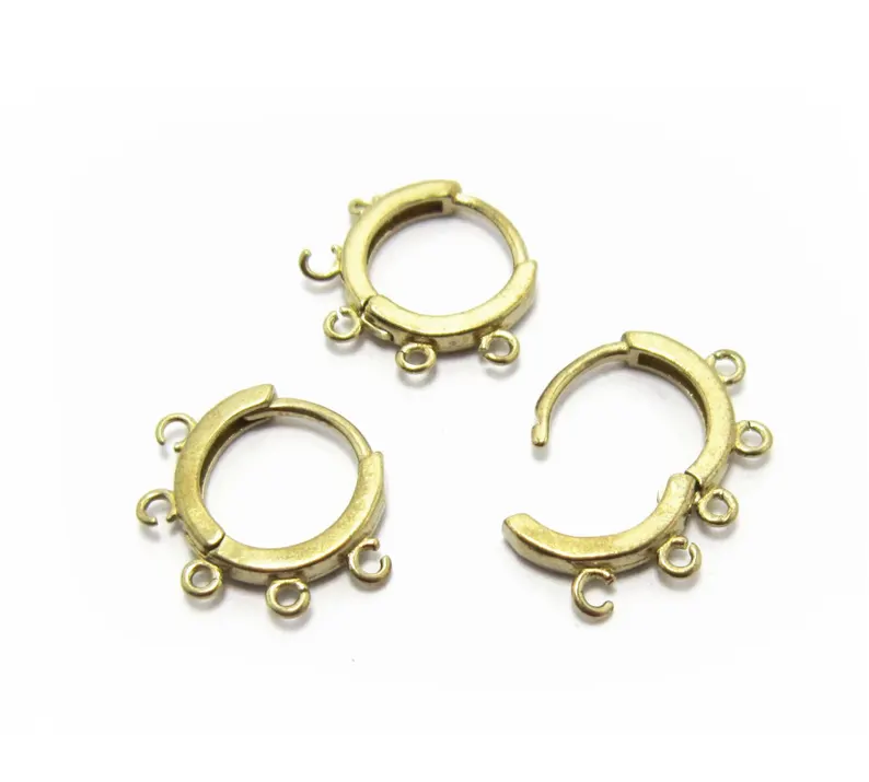 10pcs Brass Ear Hoops, Leverba - Jewelry Making Hoops review and price