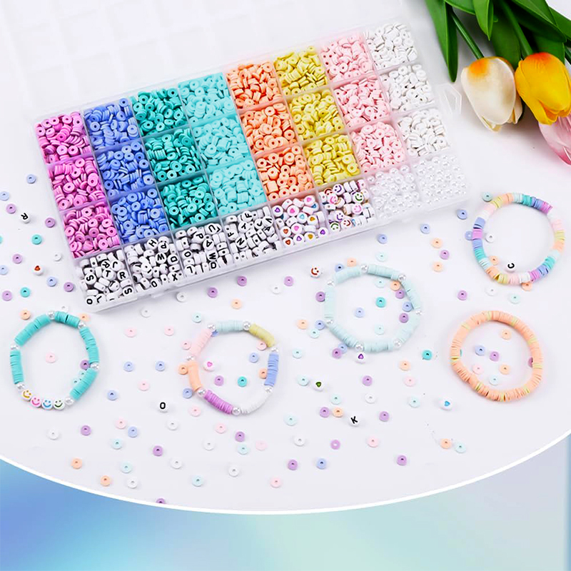Clay Beads Bracelet Making Kit - Jewelry Making Kits For Girls review and price