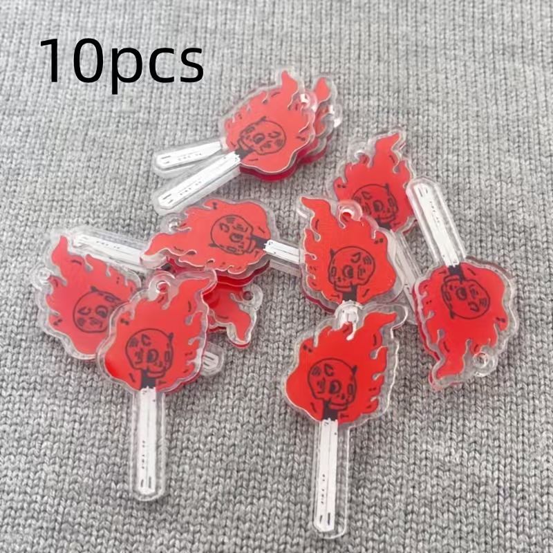 10pcs acrylic skull pendant, D - Jewelry Making Necklaces review and price