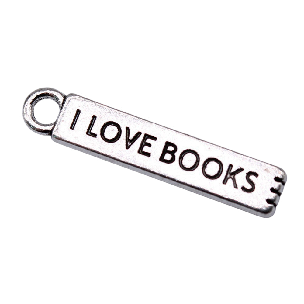 20pcs/lot I Love Books Charms  - Jewelry Making Books review and price