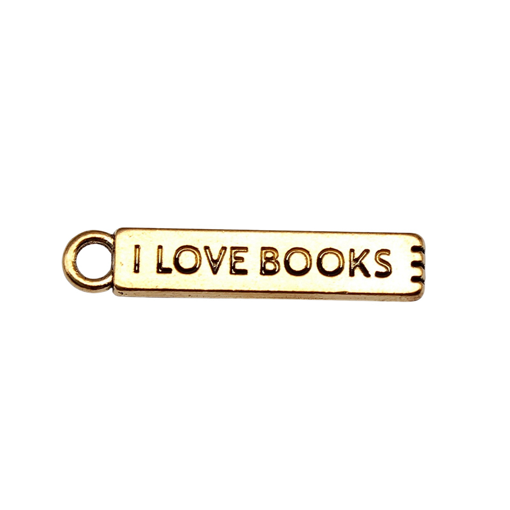 20pcs/lot I Love Books Charms  - Jewelry Making Books review and price
