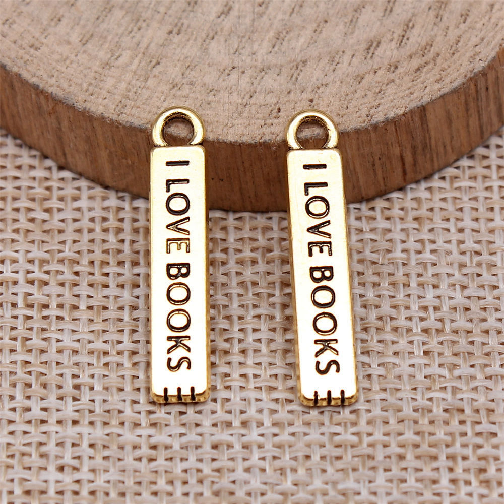 20pcs/lot I Love Books Charms  - Jewelry Making Books review and price