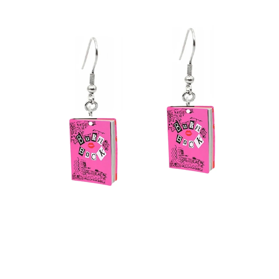 Pink Burn Book Acrylic Pendant - Jewelry Making Books review and price