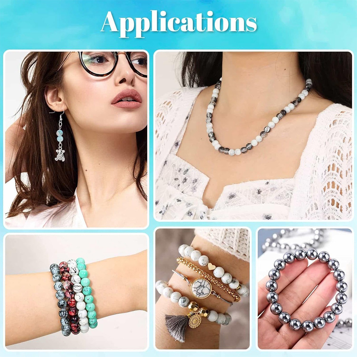 Natural Stones Gemstones Jewel - Jewelry Making Kits For Girls review and price