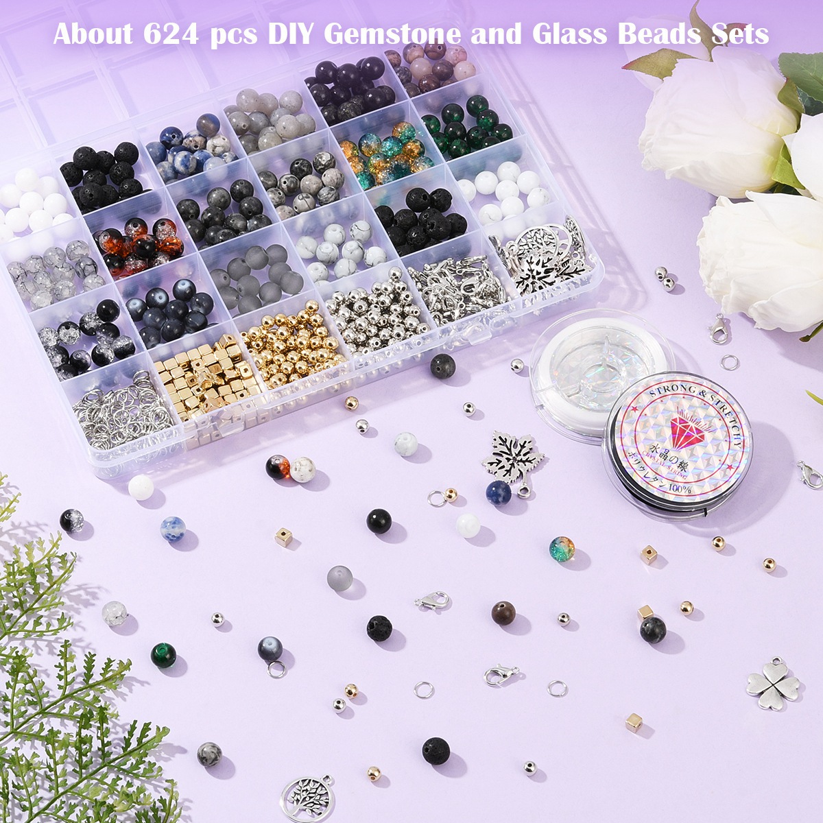 Natural Stones Gemstones Jewel - Jewelry Making Kits For Girls review and price