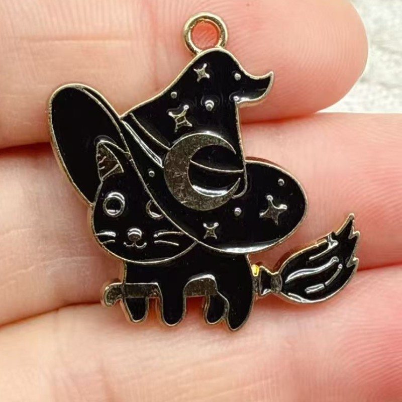 10pcs Original Alloy Enamel Bl - Jewelry Making Necklaces review and price