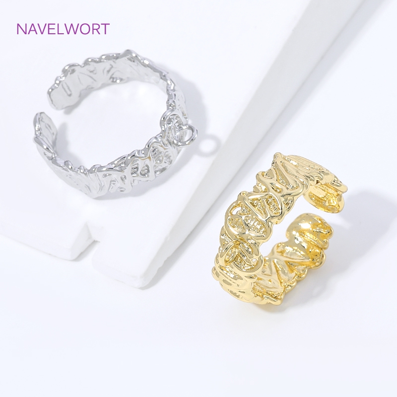 18K Gold Plated Brass Stripe O - Jewelry Making Ring Tool review and price