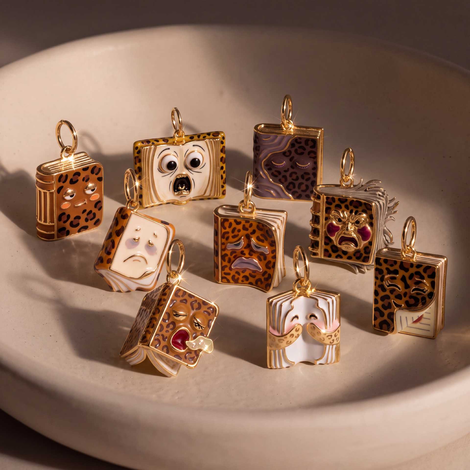 New Leopard Funny Emoticon Boo - Jewelry Making Books review and price