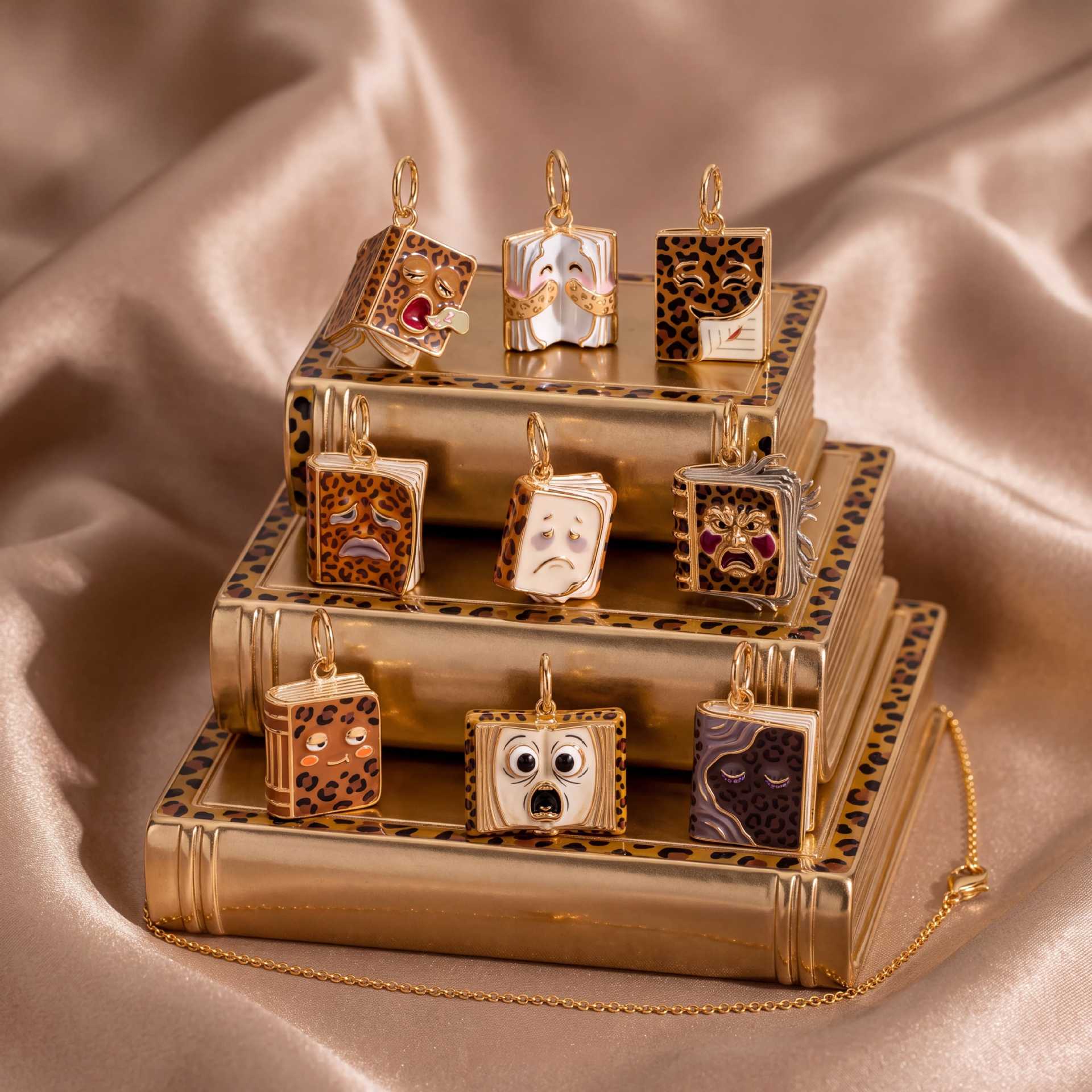 New Leopard Funny Emoticon Boo - Jewelry Making Books review and price