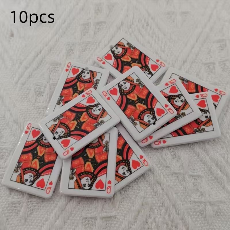 10pcs acrylic double-sided sim - Jewelry Making Necklaces review and price