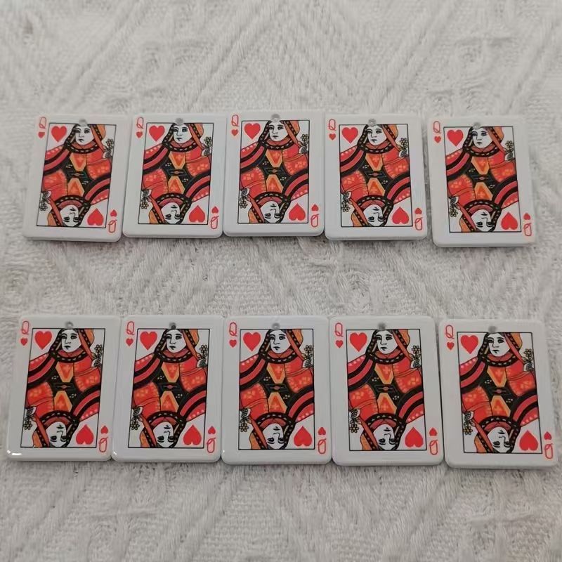 10pcs acrylic double-sided sim - Jewelry Making Necklaces review and price