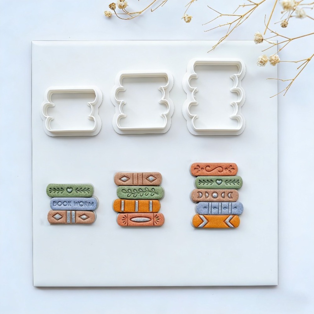 7pcs/set Book Stack Themed Pol - Jewelry Making Books review and price