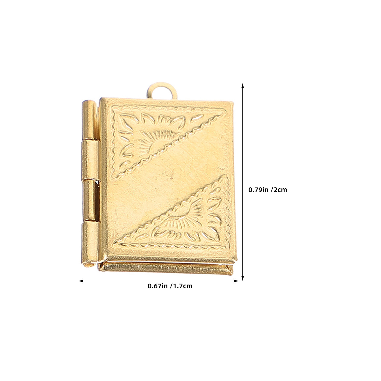 20Pcs Copper Rectangle Book Lo - Jewelry Making Books review and price