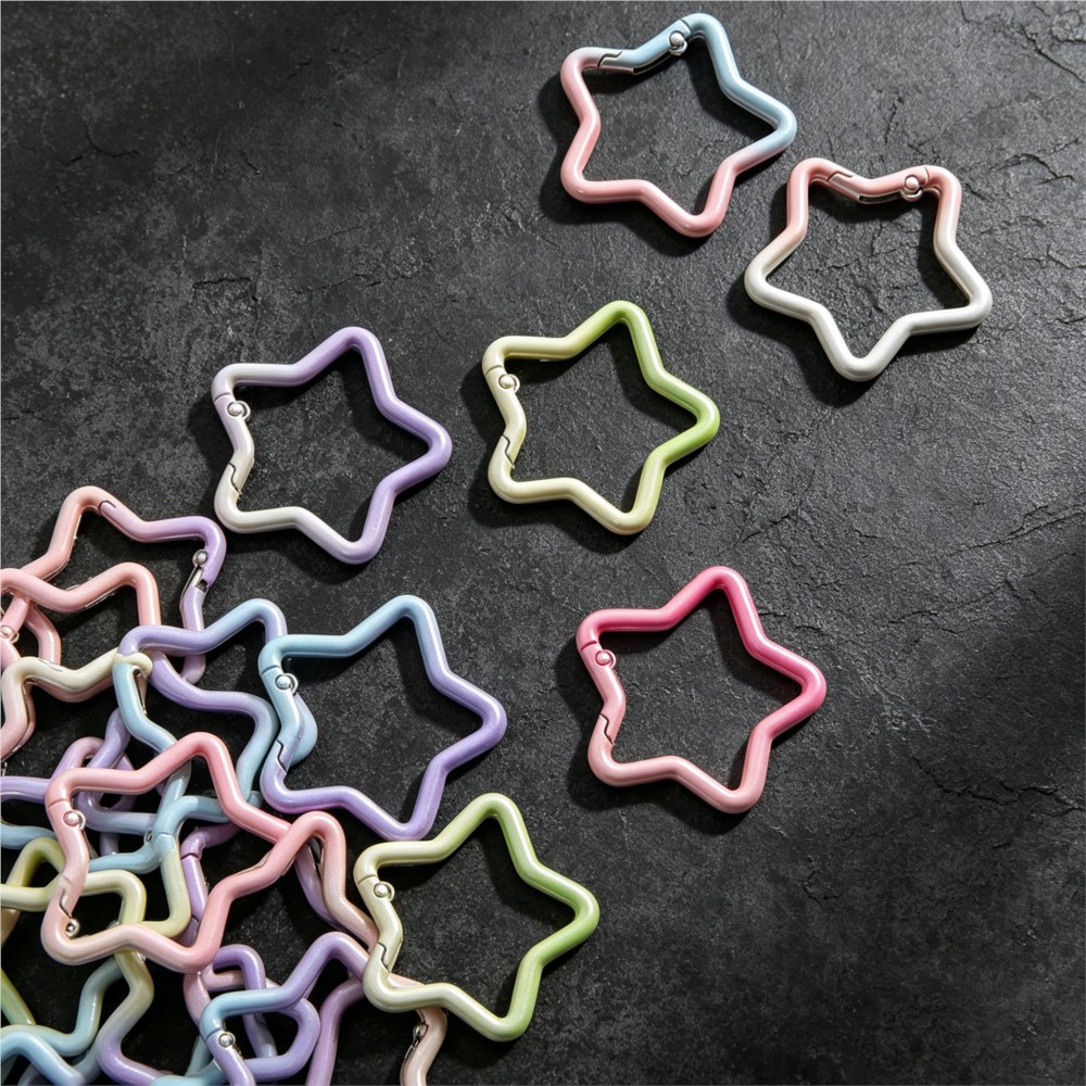 5PCS Gradient Star Shape Sprin - Jewelry Making Hoops review and price