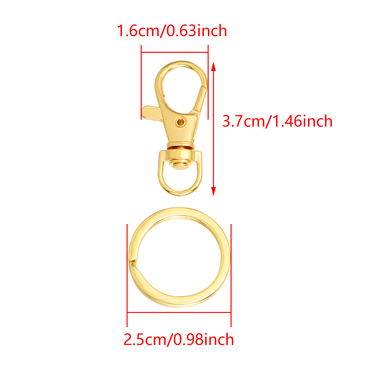 10Sets Alloy Swivel Lobster Cl - Jewelry Making Hoops review and price